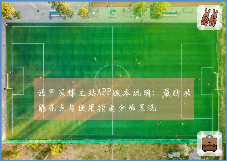 西甲买球主站APP版本说明：最新功能亮点与使用指南全面呈现